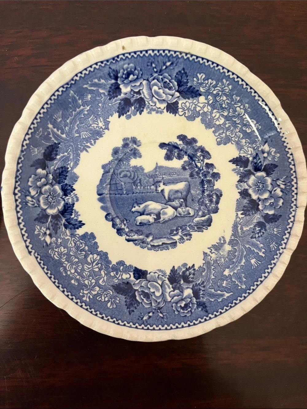 English Scenic Warranted Staffordshire Adam’s England Plates Set of 3
